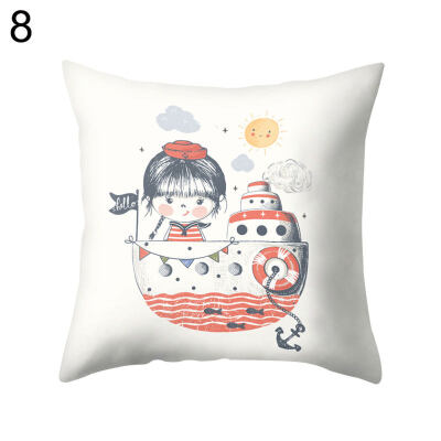 

Adorable Cute Girl Letter Throw Pillow Case Cushion Cover Sofa Bed Car Decor