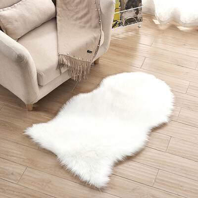 

Toponeto Rugs Non Slip Rug Mats Hairy Soft Fluffy Faux Fur Carpet Mat Home New
