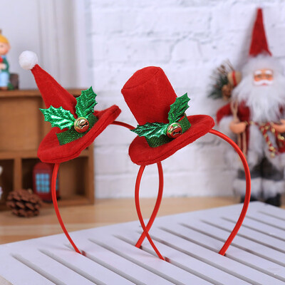 

Tailored Hot Christmas Headband Santa Xmas Party Decor Double Hair Band Clasp Head Hoop