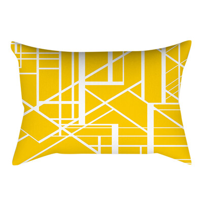 

〖Follure〗Pineapple Leaf Yellow Pillow Case Sofa Car Waist Throw Cushion Cover Home Decor