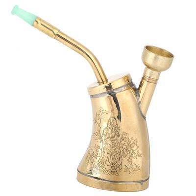 

Greensen Portable Exquisite Water Smoke Pipe Handheld Men Cigarette Bottle Holder Gift