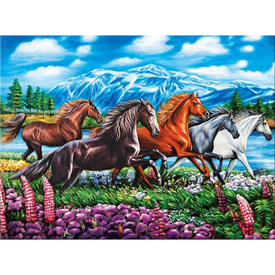 

5D DIY Full Drill Diamond Painting Horse Embroidery Mosaic Craft Kits Decor