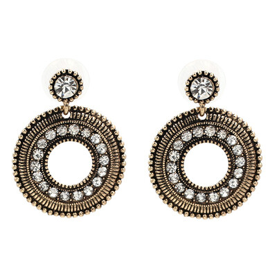 

Simple Design Good Quality Wholesale 2019 New Arrival Statement Round Hoop Earrings Factory Earring E2206