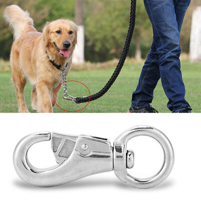 

Greensen 99mm 304 Stainless Steel Diving Snap Hook Swivel Snap Hook for Dog Leashes
