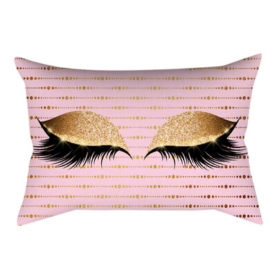 

〖Follure〗Eyelash Out Soft Velvet Cushion Cover 30x50cm Marble Pillow Cases