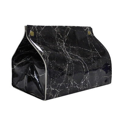 

Gobestart Home Car Tissue Case Box Container Napkin Papers Marbling Holder Organizer