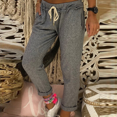 

Women Casual Gym Jogger Dance Harem Pants Sport Drawstring Baggy Hippie Trousers
