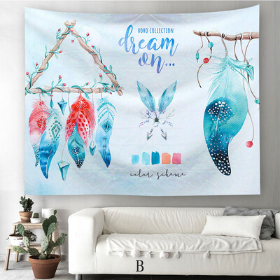 

Toponeto Dreamcatcher New Print Home Tapestry Wall Hanging Wall Decoration150x130cm