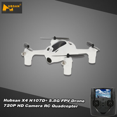 

Original Hubsan X4 H107D 24GHz 4CH 6-axis Gyro 58G FPV Drone 720P HD Camera RTF RC Quadcopter