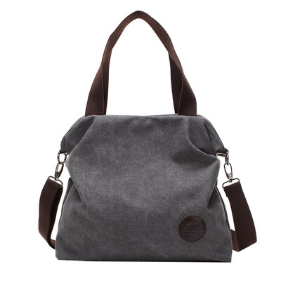 

Large Capacity Casual Women Canvas Crossbody Shoulder Bag Tote Pouch Handbag