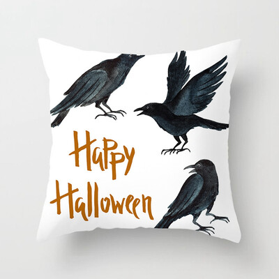 

New Halloween Pumpkin Pillow Case Waist Throw Cushion Cover Sofa Holiday Decoration Home Sofa Decor 17 Styles