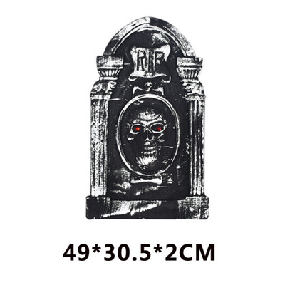

Halloween Foam Tombstone Skeleton Tombstone Haunted House Bar Stone Grisly Props Party Decor Yard Decoration