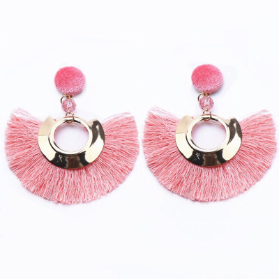 

EK2169 NEW Fashion Big Tassel Chandelier Earrings For Women Bohemian Female Dangle Earring Handmade Brincos Statement Jewelry