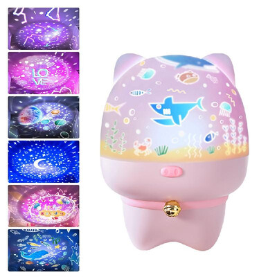 

Star Nightlight 6 Themes 5 Colors Touch Sensor Rotating Projector Rechargeable Adjustable Sleep Light for Festivals Parties Kids