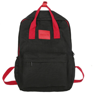 

Solid color bag female ins wind Hyun-a Kim student backpack Korean high school Japanese girls small fresh backpack