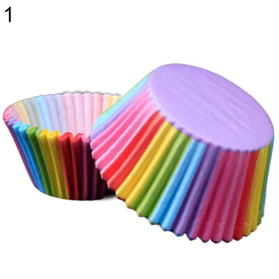 

100Pcs Lovely Cupcake Cake Liner Baking Cup Muffin Dessert Holder Kitchen Decor