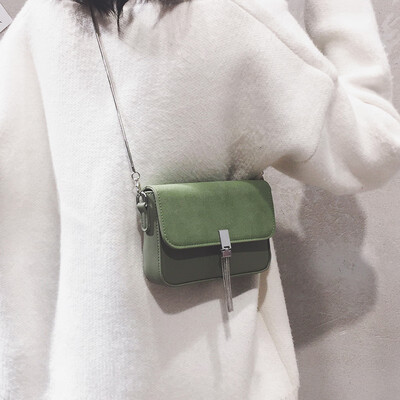 

Summer fashion frosted small bag female 2019 new Korean version of the slung small square bag leisure port wind single shoulder chain bag
