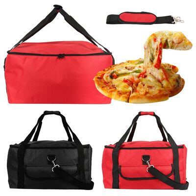 

16 Inch Pizza Thermal Bag Food Delivery Bag Insulated Bag 2 In 1 Portable Shoulder straps&Hand Carry