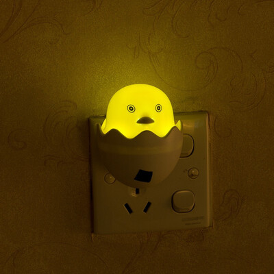 

LED Intelligent Light-controlled Night Lamp Creative gifts small Yellow Duck Energy-saving plug-in Night Lamp