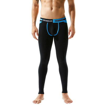 

Gobestart Mens Winter Cotton Breathable Sports Leggings Thermal Long Johns Underwear Pants