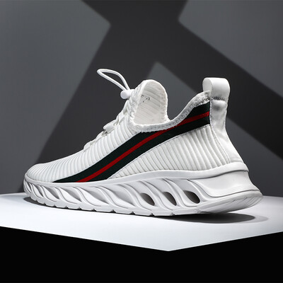 

Mens shoes summer Korean fashion breathable mesh shoes 2019 new mens canvas shoes youth sports running shoes