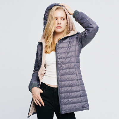 

Roseonmyhand Women Winter Warm Hooded Thick Warm Slim Jacket Overcoat Outcoat Coat