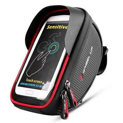 

WHEEL UP Waterproof Bicycle Front Bag MTB Road Tube Frame Handlebar Touch