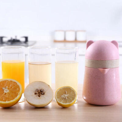 

New Manual Orange Wheat Straw Juicer Lemon Squeezer Fruit Juicer Citrus Squeezer