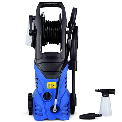 

1800W 2030PSI Electric Pressure Washer Cleaner with Hose Reel-Blue