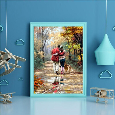 

Gobestart 5D Embroidery Paintings Rhinestone Pasted DIY Diamond Painting Cross Stitch Full Diamond