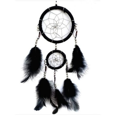 

Colorful Handmade Dream Catcher Net with Feathers Wind Chimes Wall Hanging Hanging Decorations Dreamcatcher Craft Gift