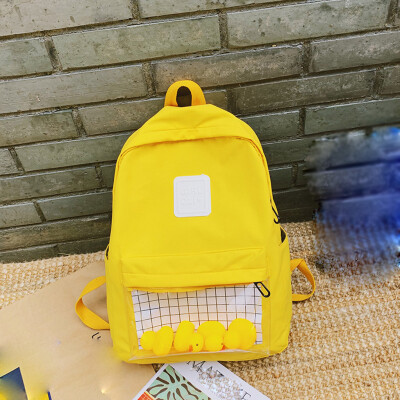 

Female School Bag Female Large Capacity Student Backpack Canvas Campus Backpack