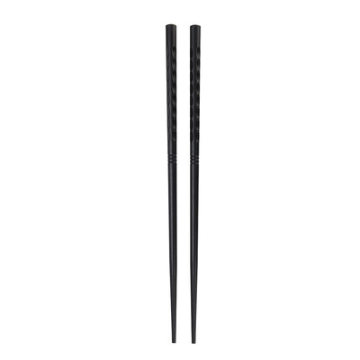

Siaonvr 1 Pair Japanese Chopsticks Alloy Non-Slip Sushi Chop Sticks Set Chinese Gift