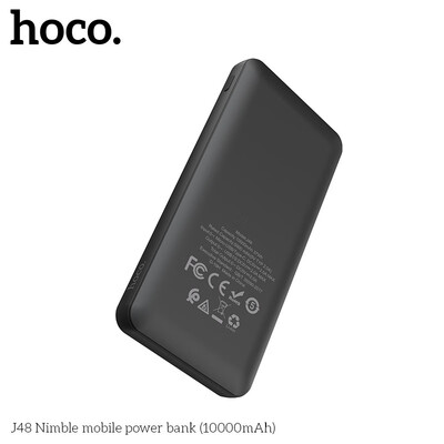 

HOCO J48 Power Bank 10000mAh Mini USB LED External Battery Portable Charger Powerbank For iphone X xiaomi 9 huawei P30 Fast cha