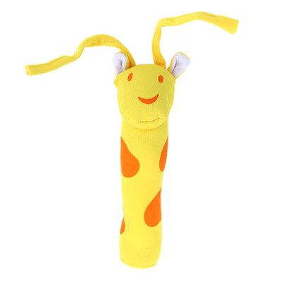 

Tailored Baby Soothing Rattle Animal BB stick Hand Bell Rattle Plush Toys Funny