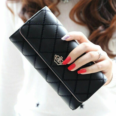 

Women Ladies Clutch Leather Wallet Long Card Holder Phone Bag Case Purse Handbag