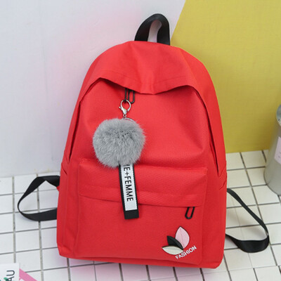 

Canvas Bags Young Boys And Girls School Bags Travel Bags College Students Campus Backpack High School Student Shoulder Bag