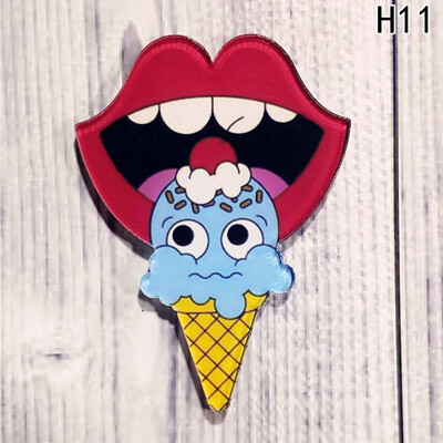 

Host Wind Acrylic Cartoon Brooch Cute Badge Brooch Brooch
