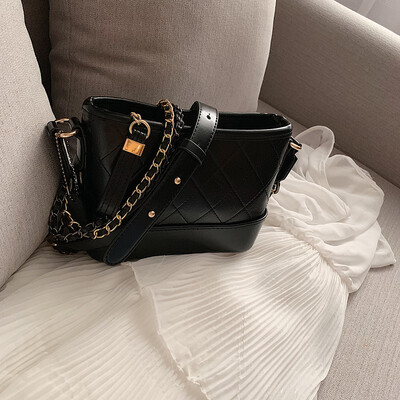 

Linger stray bag chain bag tide ins fashion bucket large capacity one shoulder slanting lady