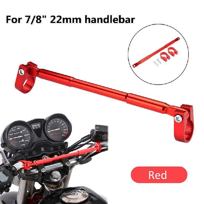 

Universal 78″ 22mm Motorcycle Handlebar Motorbike Grips Handle Bar Aluminum Alloy Brace & Clamp Adjustable Cross Bar