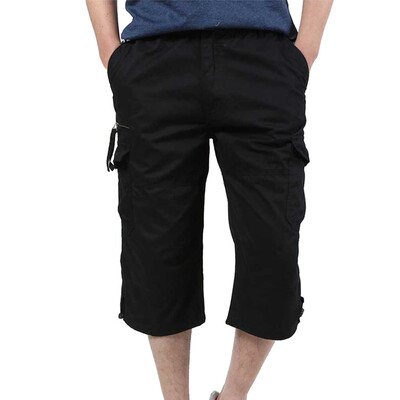 

Tailored Mens New Style Cotton Multi-Pocket Overalls Shorts Fashion Pant