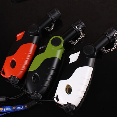 

Windproof Vertical Butane Jet Hit Fire Machine Flamethrower with 45 Degree Rotating Head&Chain Protection Cover No Gas