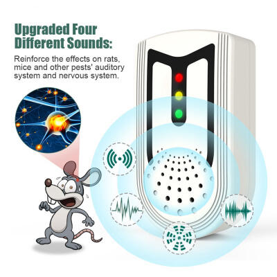

Greensen Knifun Ultrasonic Rodent Repeller - Electronic Mice Repellent Plug in Rats Pest Control