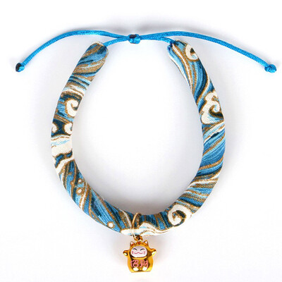 

Adjustable Dog Cat Collar Printed Necktie Necklace With Bell for Cats Puppy Kitten Pet Cat Pet Dog Cat Collar Puppy Japanese-style