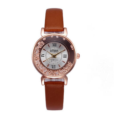

Business Womens Watches Simple Scale Dial Ladies Quartz Wristwatch Leather Strap Fashion High Quality Clock Zegarek Damski