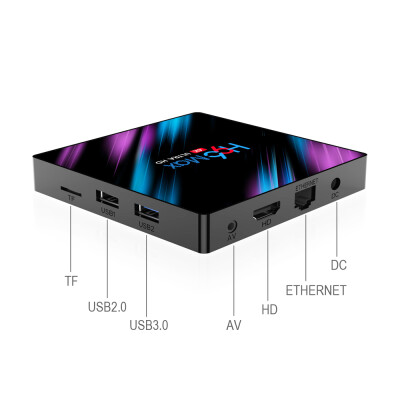 

H96 Max Smart Android 90 TV Box RK3318 Quad Core 64 Bit UHD 4K VP9 H265 4GB 32GB 24G 5G WiFi BT40 HD Media Player Display