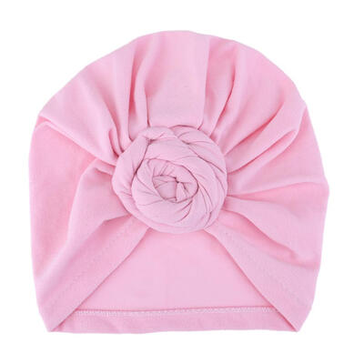 

Newborn Kids Baby Hats Turbans Caps Lovely Children Headwear Wrinkle Hat