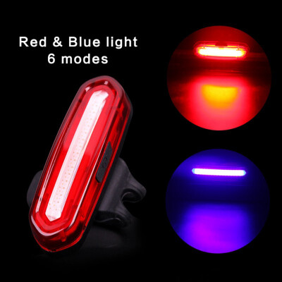 

Bicycle Light High Brightness COB IPX6 Waterproof USB Rechargeable Bike Front Tail Rear Warning Light Lighting Tool