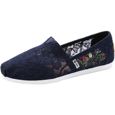 

JOY&MARIO Flat bottom fashion hemp set foot comfortable breathable canvas casual shoes 61912W127081270912710