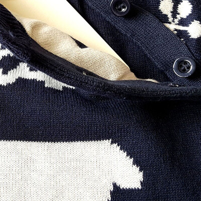 

Unisex Newborn Baby Overall Long Sleeve Christmas Sweaters Coat Deer